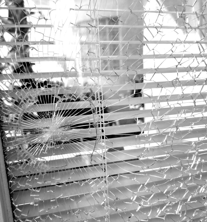 inbraakschade gebroken glas